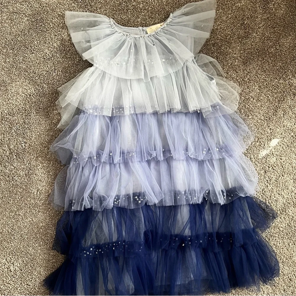 Tutu du monde dress NWT ombré blue lace dress - Picture 2 of 8